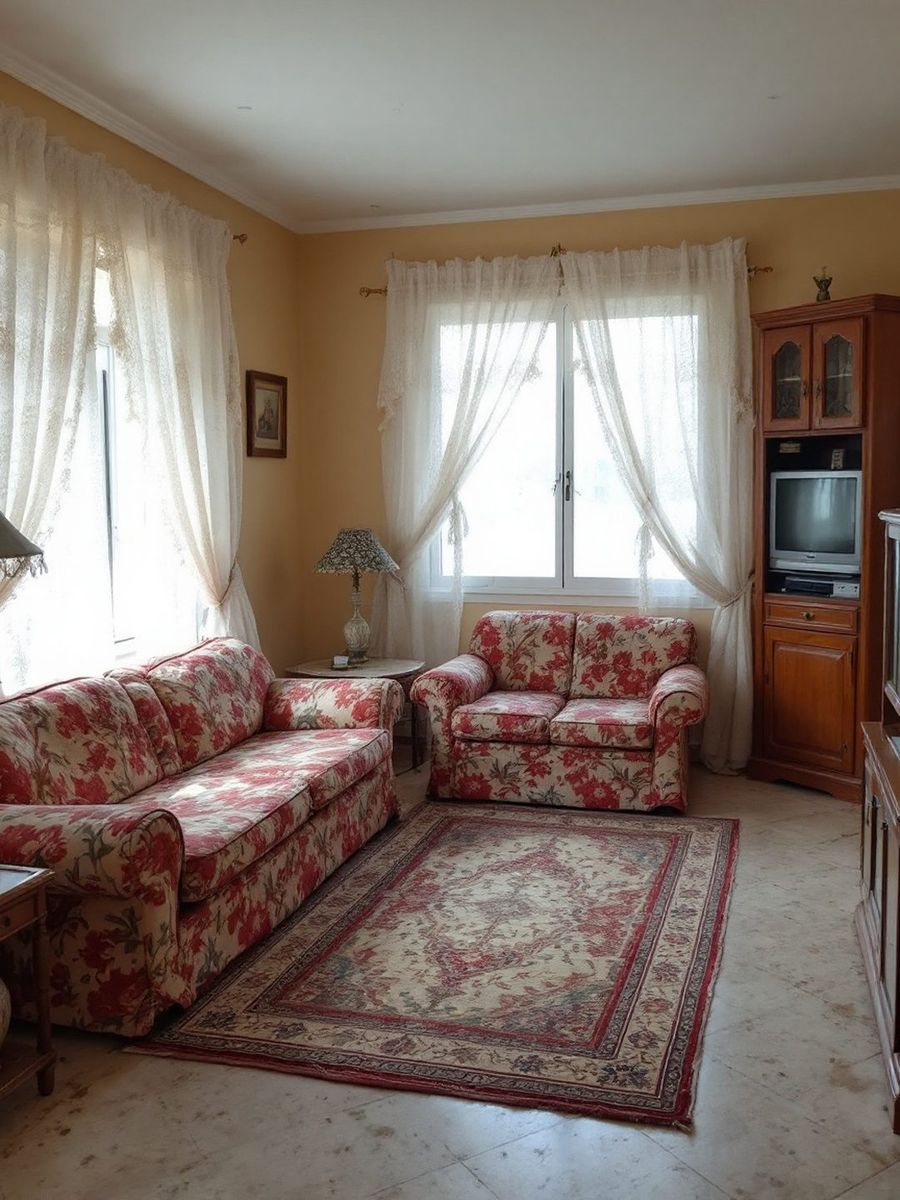 Restyle a dated room (Before)